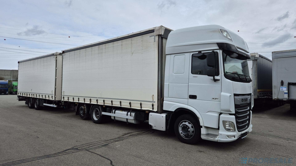 DAF XF 480 FAR SSC EURO 6 velkoobjemová souprava - prodejné jen s přívěsem PANAV TVK18M - P0463W - cena je za celou soupravu - Camion à rideaux coulissants: photos 1 DAF XF 480 FAR SSC EURO 6 velkoobjemová souprava - prodejné jen s přívěsem PANAV TVK18M - P0463W - cena je za celou soupravu - Camion à rideaux coulissants: photos 1