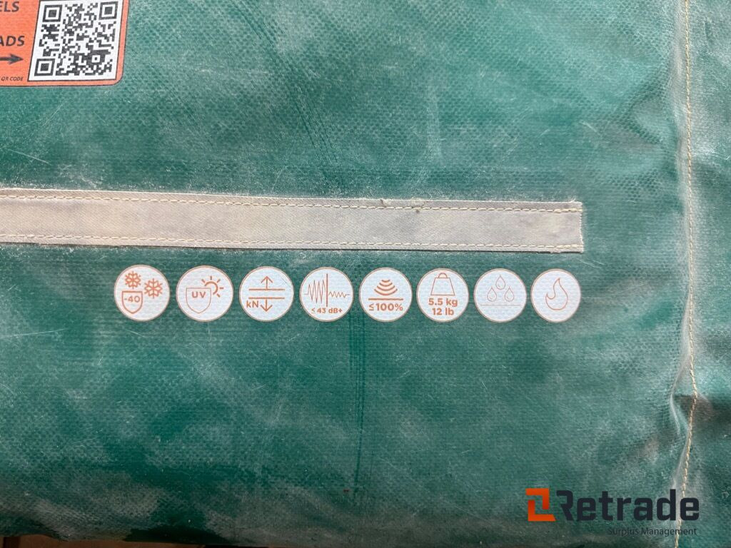 Bullermattor akustiska barriärer Echo Barrier 15 st, en hel pall - Outil/ Équipement: photos 2 Bullermattor akustiska barriärer Echo Barrier 15 st, en hel pall - Outil/ Équipement: photos 2