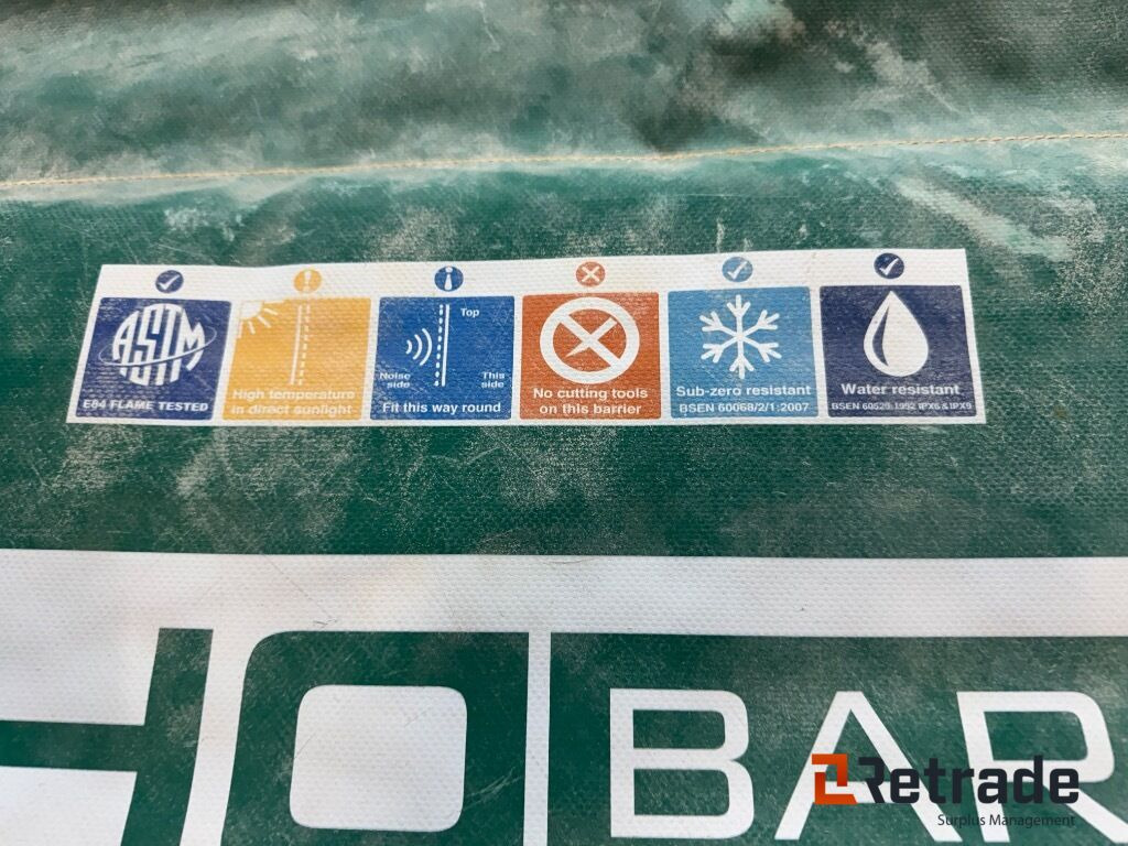 Bullermattor akustiska barriärer Echo Barrier 15 st, en hel pall - Outil/ Équipement: photos 3 Bullermattor akustiska barriärer Echo Barrier 15 st, en hel pall - Outil/ Équipement: photos 3