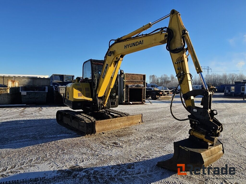 Grävmaskin Hyundai R55-7A Engcon tiltrotator - Engins de chantier: photos 4 Grävmaskin Hyundai R55-7A Engcon tiltrotator - Engins de chantier: photos 4