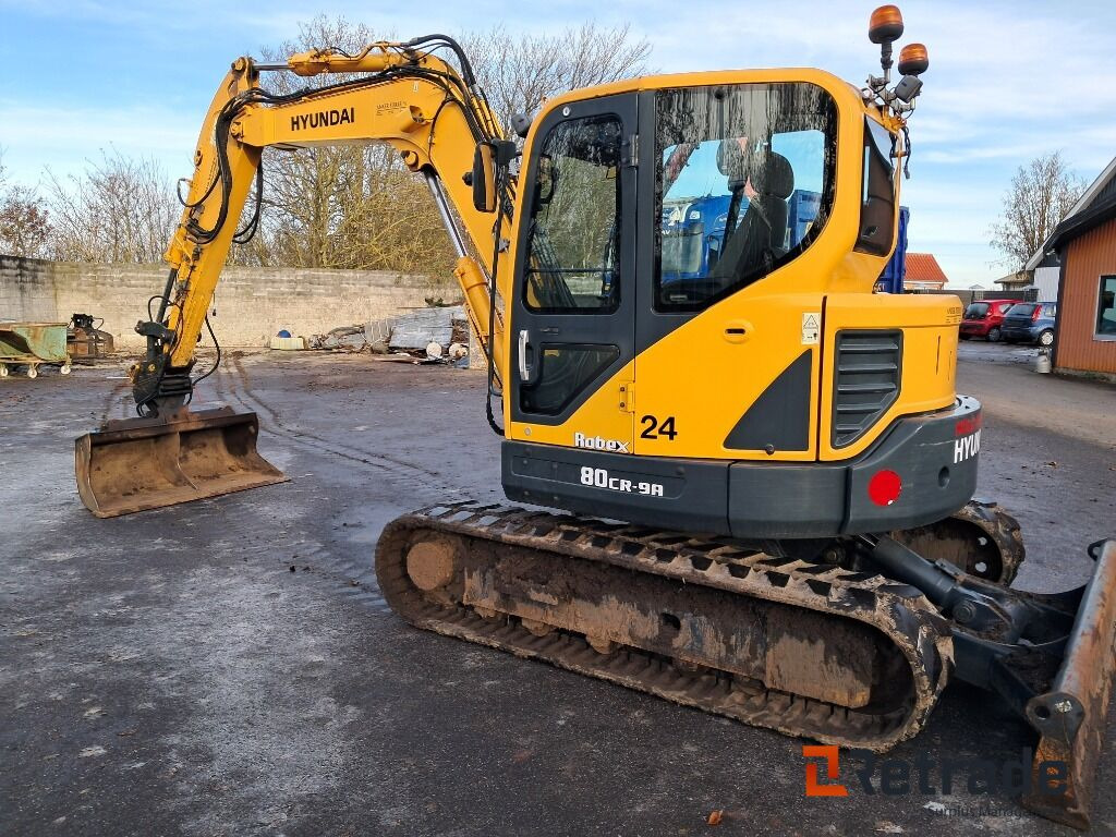Gravemaskine Hyundai Robex 80 Cr 9A inkl. Sortergrab, tilt skovl og 3 skovle - Pelle sur chenille: photos 2 Gravemaskine Hyundai Robex 80 Cr 9A inkl. Sortergrab, tilt skovl og 3 skovle - Pelle sur chenille: photos 2