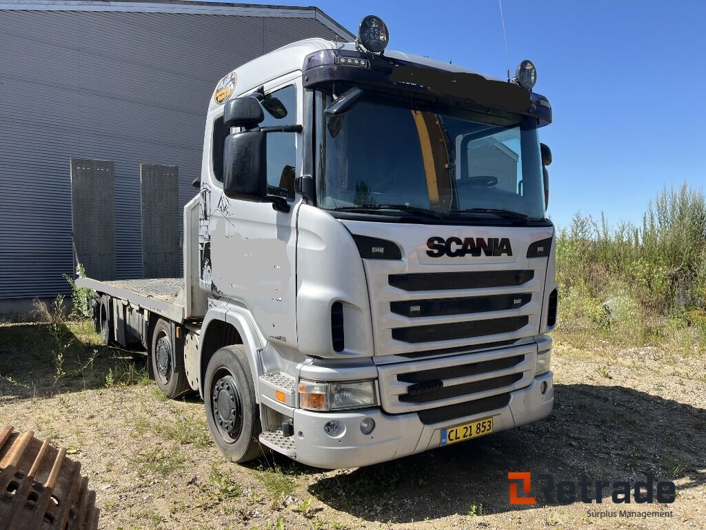 Lastbil SCANIA 8X4 Maskintransporter med Hydrauliske slidsker - Camion porte-voitures: photos 3 Lastbil SCANIA 8X4 Maskintransporter med Hydrauliske slidsker - Camion porte-voitures: photos 3