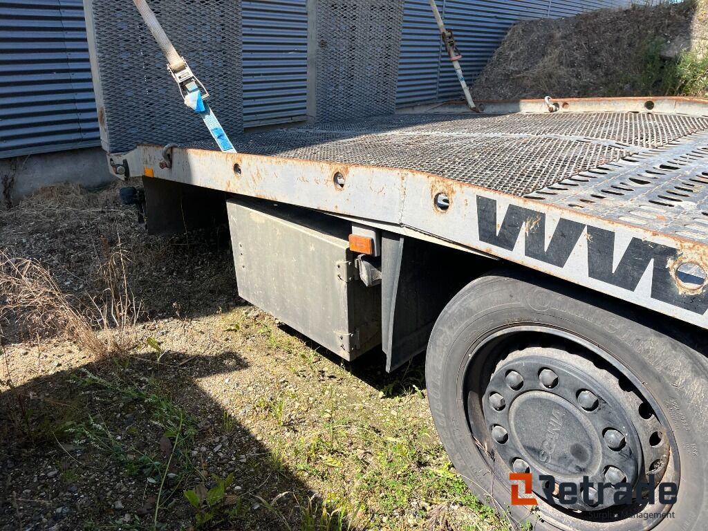Camion porte-voitures Lastbil SCANIA 8X4 Maskintransporter med Hydrauliske slidsker: photos 11