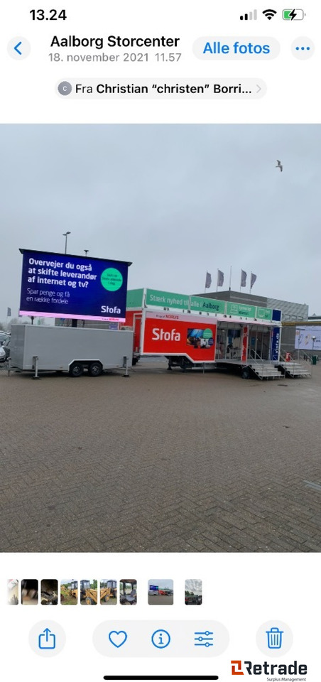 Lastbiltrailer MTDK - AMT ÅN 300 Lukket Special udstillings trailer. - Remorque magasin: photos 1 Lastbiltrailer MTDK - AMT ÅN 300 Lukket Special udstillings trailer. - Remorque magasin: photos 1