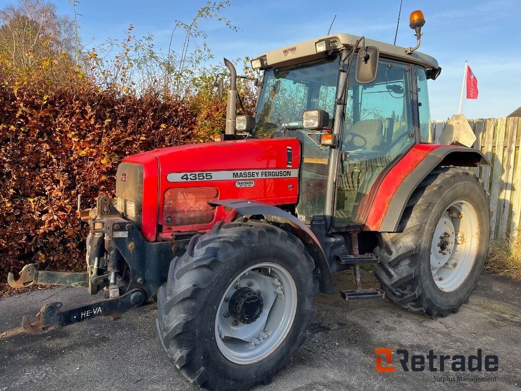 MASSEY FERGUSON MF 4355 4WD med HEVA frontlift. - Tracteur agricole: photos 1 MASSEY FERGUSON MF 4355 4WD med HEVA frontlift. - Tracteur agricole: photos 1