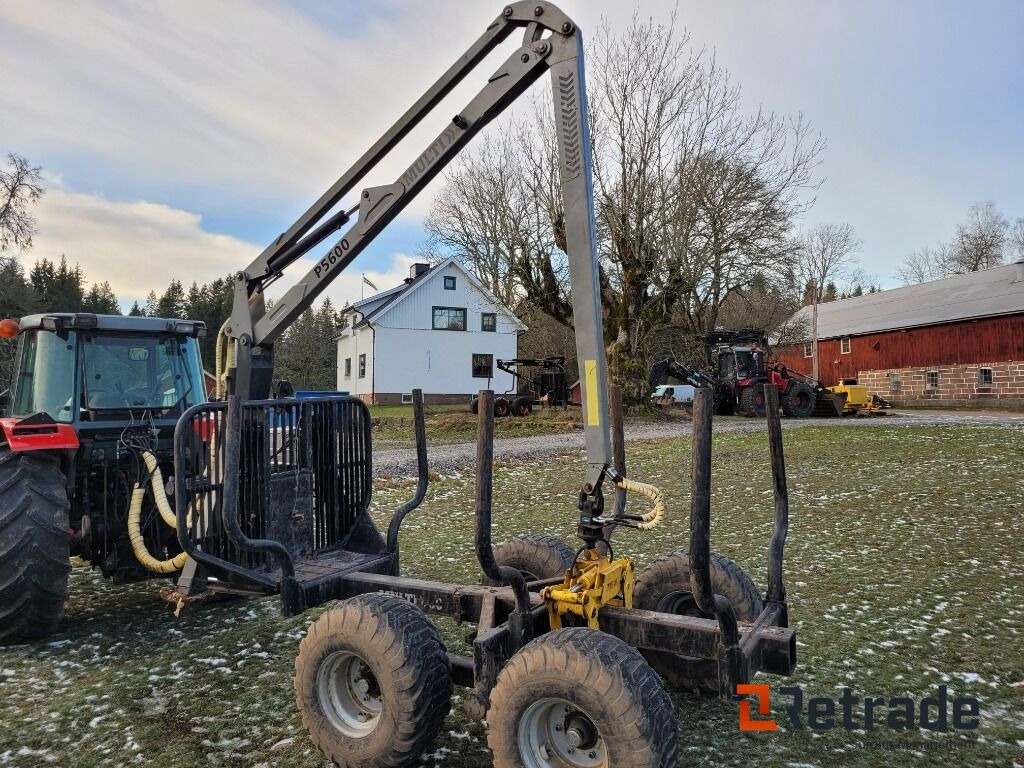 Skogsvagn Huggarvagn med kran Trejon Multiforest MF90 - Remorque forestière: photos 4 Skogsvagn Huggarvagn med kran Trejon Multiforest MF90 - Remorque forestière: photos 4