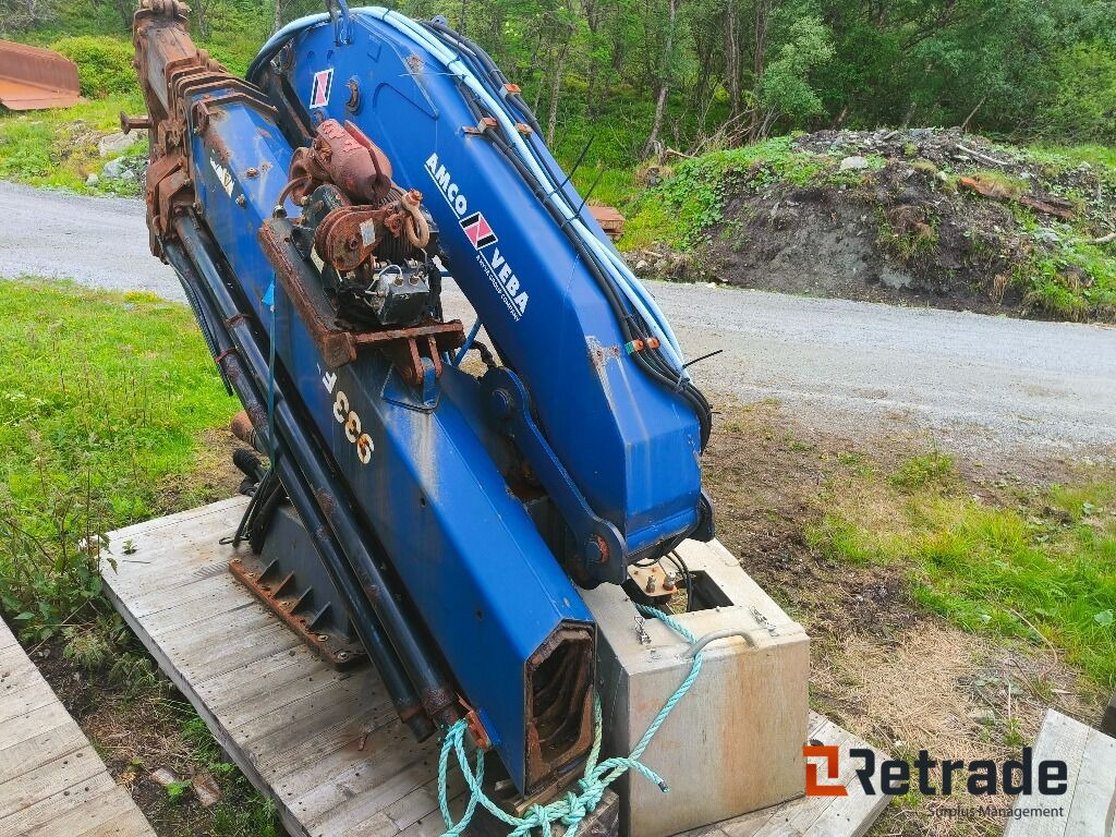 Stykkgodskran, AMCO VEBA V933F 5S, 21m - Grue auxiliaire: photos 2 Stykkgodskran, AMCO VEBA V933F 5S, 21m - Grue auxiliaire: photos 2