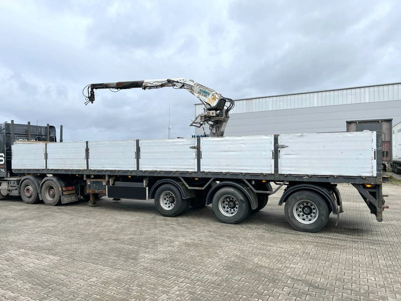 Pacton T3-003 Brick Trailer - Kennis 16000-R Crane - Semi-remorque plateau: photos 2 Pacton T3-003 Brick Trailer - Kennis 16000-R Crane - Semi-remorque plateau: photos 2
