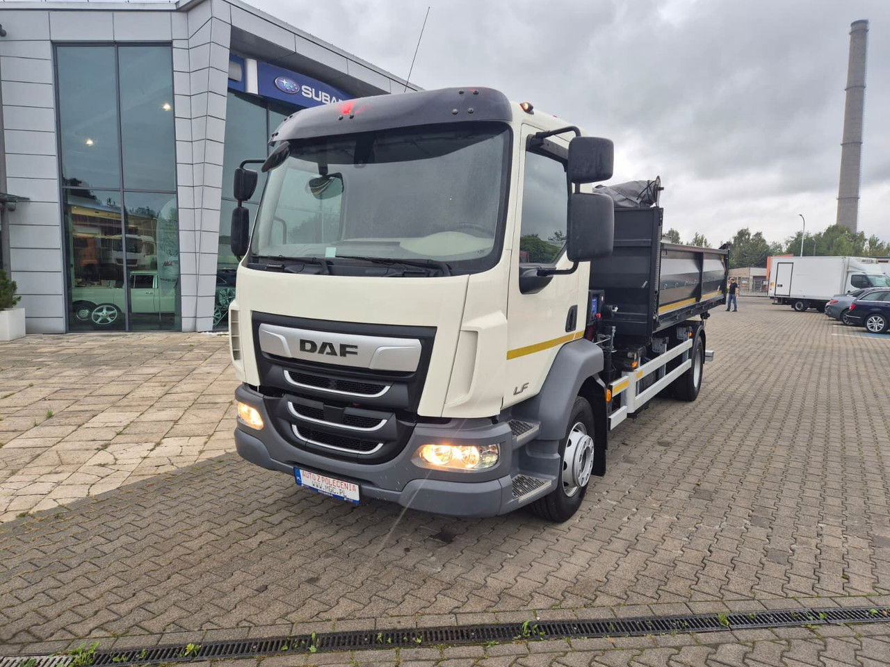 DAF LF 210 HDS HMF / Kipper / Like NEW - Camion benne, Camion grue: photos 2 DAF LF 210 HDS HMF / Kipper / Like NEW - Camion benne, Camion grue: photos 2