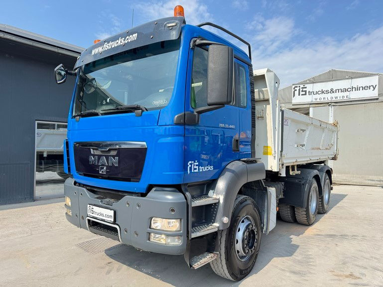 MAN TGS 33.400 6x4 bordmatic tipper - 208.000km - Camion benne: photos 1 MAN TGS 33.400 6x4 bordmatic tipper - 208.000km - Camion benne: photos 1