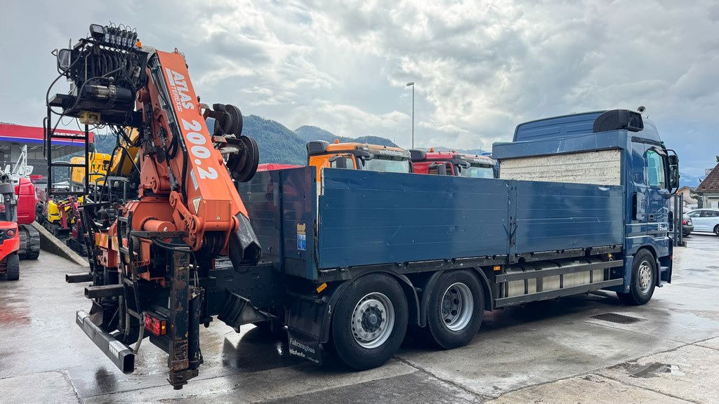 Mercedes-Benz Actros 2546 L 6x2 stake body - crane 14.6m - retarder - lifting steering axle - Camion plateau: photos 3 Mercedes-Benz Actros 2546 L 6x2 stake body - crane 14.6m - retarder - lifting steering axle - Camion plateau: photos 3