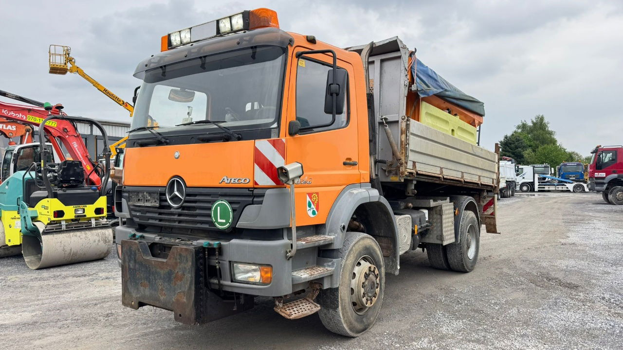 Camion benne Mercedes-Benz Atego 1828 AK 4X4 meiller tipper - snow plow - salt spreader: photos 38
