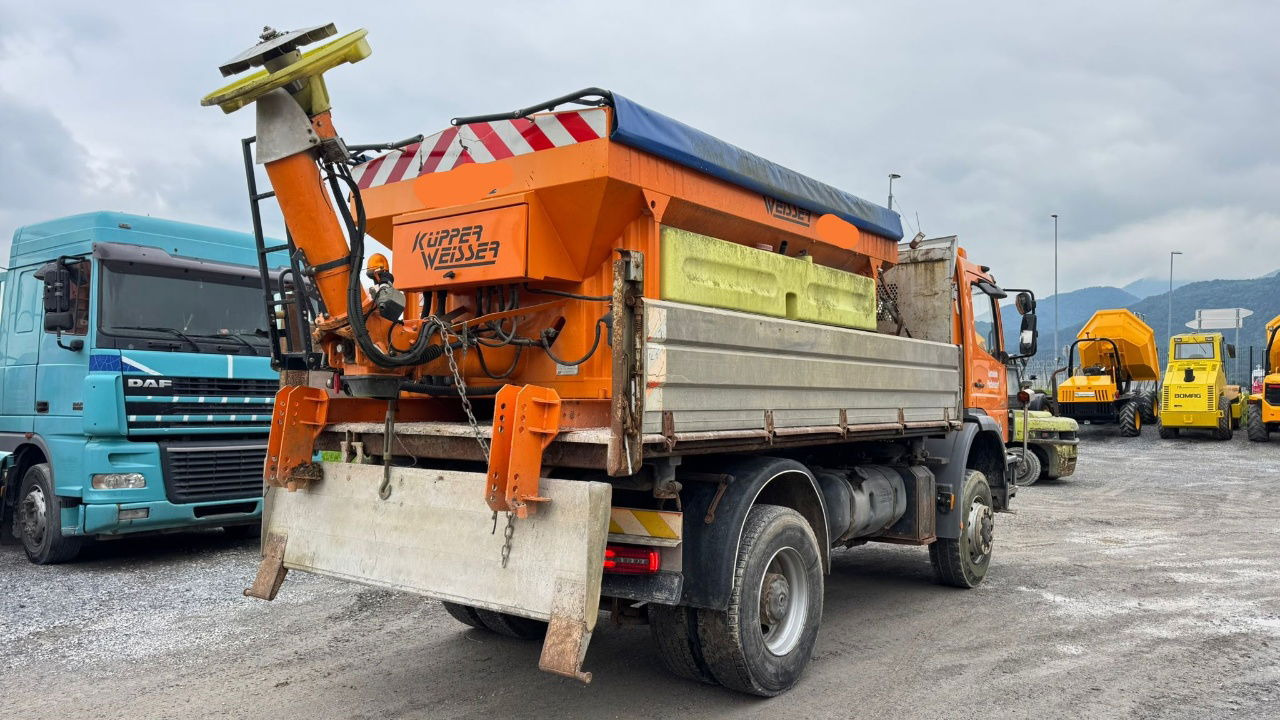 Camion benne Mercedes-Benz Atego 1828 AK 4X4 meiller tipper - snow plow - salt spreader: photos 35