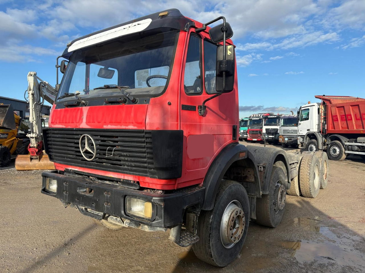Mercedes-Benz SK 3229 8x4 chassis - complete spring V8 - Châssis cabine: photos 1 Mercedes-Benz SK 3229 8x4 chassis - complete spring V8 - Châssis cabine: photos 1