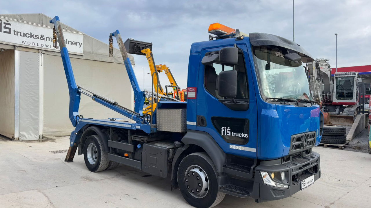 Camion porte-conteneur/ Caisse mobile Renault 16.280 4X2 meiller absetz tipper: photos 10