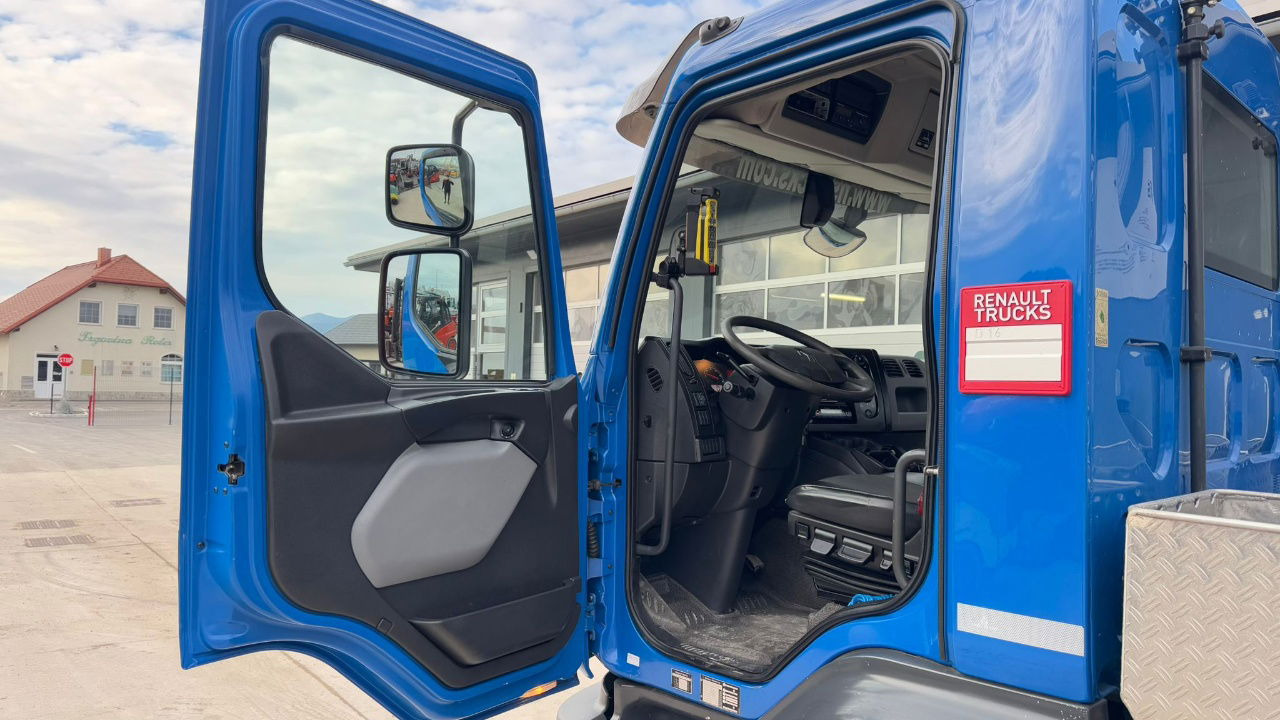 Camion porte-conteneur/ Caisse mobile Renault 16.280 4X2 meiller absetz tipper: photos 25