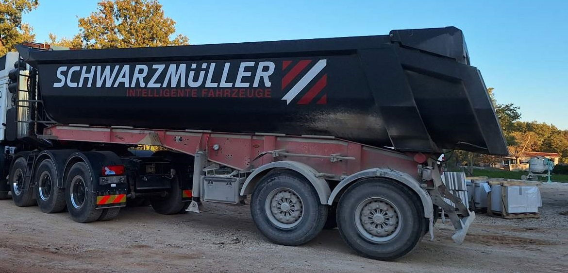 Schwarzmüller SMK10VLN Tipper Trailer - 2 Axle - 24m3 - Semi-remorque benne: photos 1 Schwarzmüller SMK10VLN Tipper Trailer - 2 Axle - 24m3 - Semi-remorque benne: photos 1