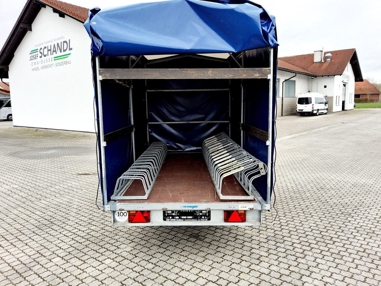 Remorque voiture, Remorque rideaux coulissants WM Mayer HLCE Anhänger / Fahrradanhänger: photos 7