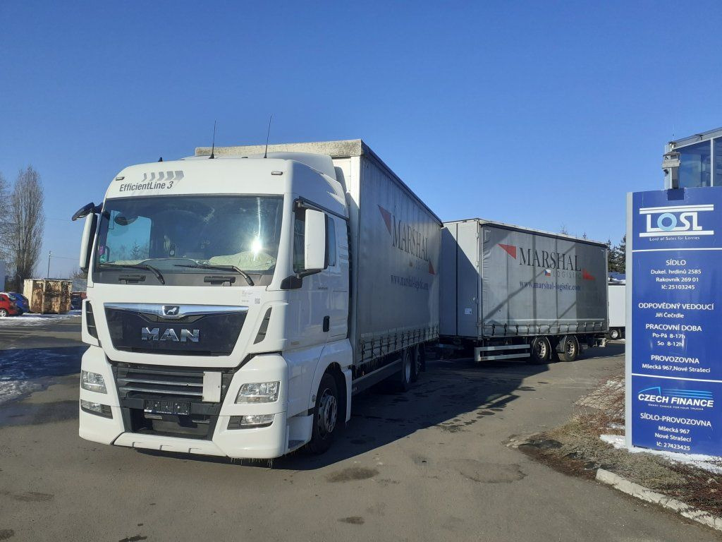 MAN TGX24.510 EURO 6 6x2 + Wecon - Camion à rideaux coulissants: photos 1 MAN TGX24.510 EURO 6 6x2 + Wecon - Camion à rideaux coulissants: photos 1