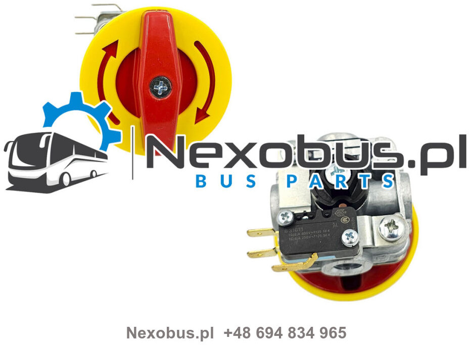 Zawór awaryjny drzwi Mercedes O350 Tourismo Setra 4.. M12x1,5 z elektryką - Portière et pièces: photos 1 Zawór awaryjny drzwi Mercedes O350 Tourismo Setra 4.. M12x1,5 z elektryką - Portière et pièces: photos 1