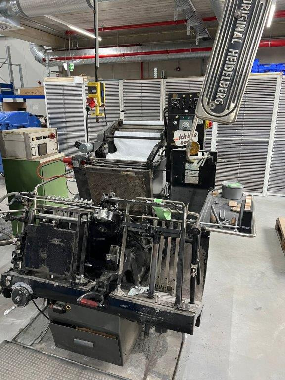 A3 die-cutting and hot foil stamping machine Original Heidelberg GTP with ART hot foil unit - Machine d'impression: photos 1 A3 die-cutting and hot foil stamping machine Original Heidelberg GTP with ART hot foil unit - Machine d'impression: photos 1