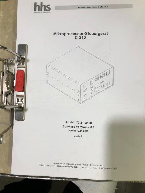 Baumer HHS C-210 cold gluing device - Plieuse de bureau: photos 2 Baumer HHS C-210 cold gluing device - Plieuse de bureau: photos 2