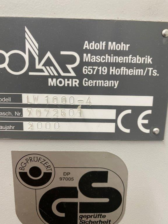 Massicot Large sized cutting system Polar 137 XT-AT with stacking lifter, automatic vibrator, scale and optional unloader: photos 10 Massicot Large sized cutting system Polar 137 XT-AT with stacking lifter, automatic vibrator, scale and optional unloader: photos 10