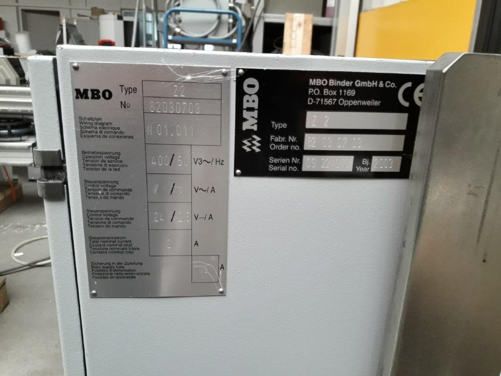 MBO Z2 mobile, 180° rotatable cross-fold unit with navigator control - Plieuse de bureau: photos 5 MBO Z2 mobile, 180° rotatable cross-fold unit with navigator control - Plieuse de bureau: photos 5