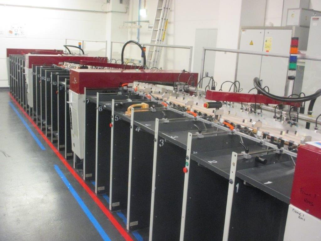 Setmaster 22 Stations A 3 Oversize Belt Transport System Gathering Machine - Machine d'impression: photos 1 Setmaster 22 Stations A 3 Oversize Belt Transport System Gathering Machine - Machine d'impression: photos 1