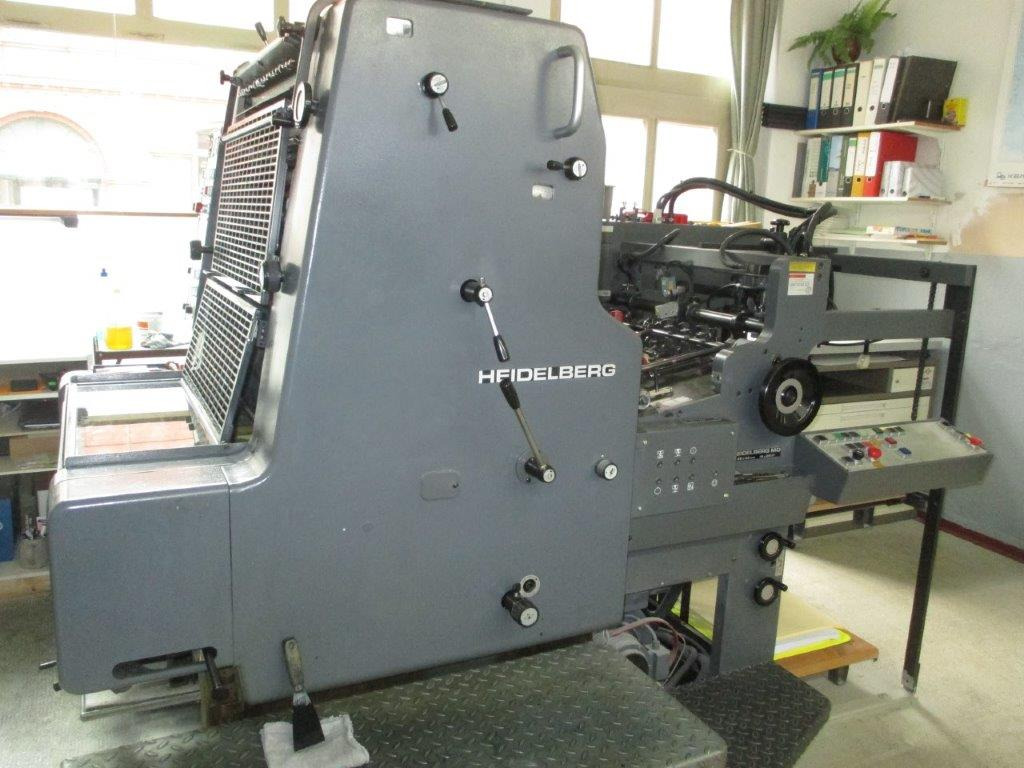 Single-Color Heidelberger M-Offset printing machine with cito system for perforation and creasing - Presse offset: photos 2 Single-Color Heidelberger M-Offset printing machine with cito system for perforation and creasing - Presse offset: photos 2