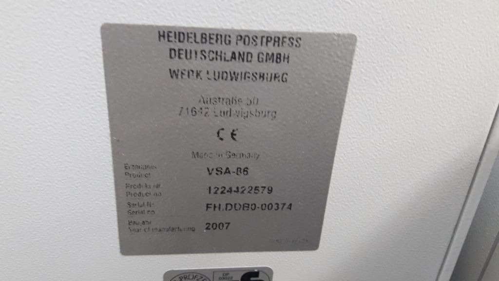 Vertical stack delivery with compression station Heidelberg Stahlfolder VSA 86 H - Plieuse de bureau: photos 5 Vertical stack delivery with compression station Heidelberg Stahlfolder VSA 86 H - Plieuse de bureau: photos 5