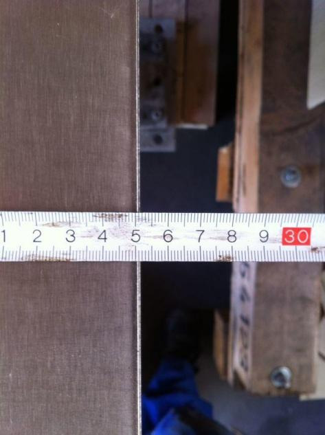 Pneumatically lowerable side stop - Massicot: photos 4 Pneumatically lowerable side stop - Massicot: photos 4