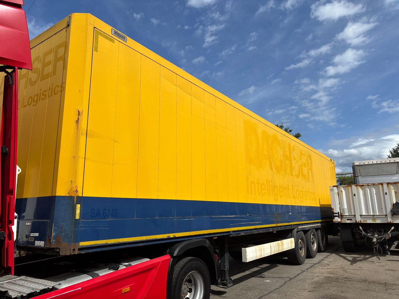 Krone SD Textilkoffer/Luft/Scheibe - Semi-remorque fourgon: photos 1 Krone SD Textilkoffer/Luft/Scheibe - Semi-remorque fourgon: photos 1