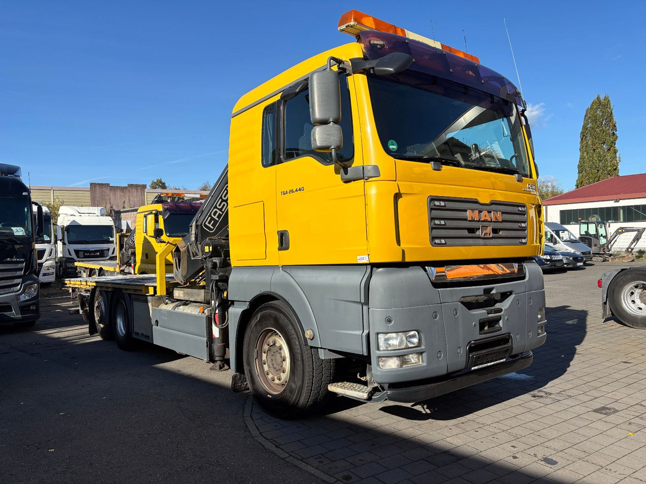 MAN TGA 26.440 FASSI F450AXP Containerauf./Lenkachse - Camion grue: photos 5 MAN TGA 26.440 FASSI F450AXP Containerauf./Lenkachse - Camion grue: photos 5