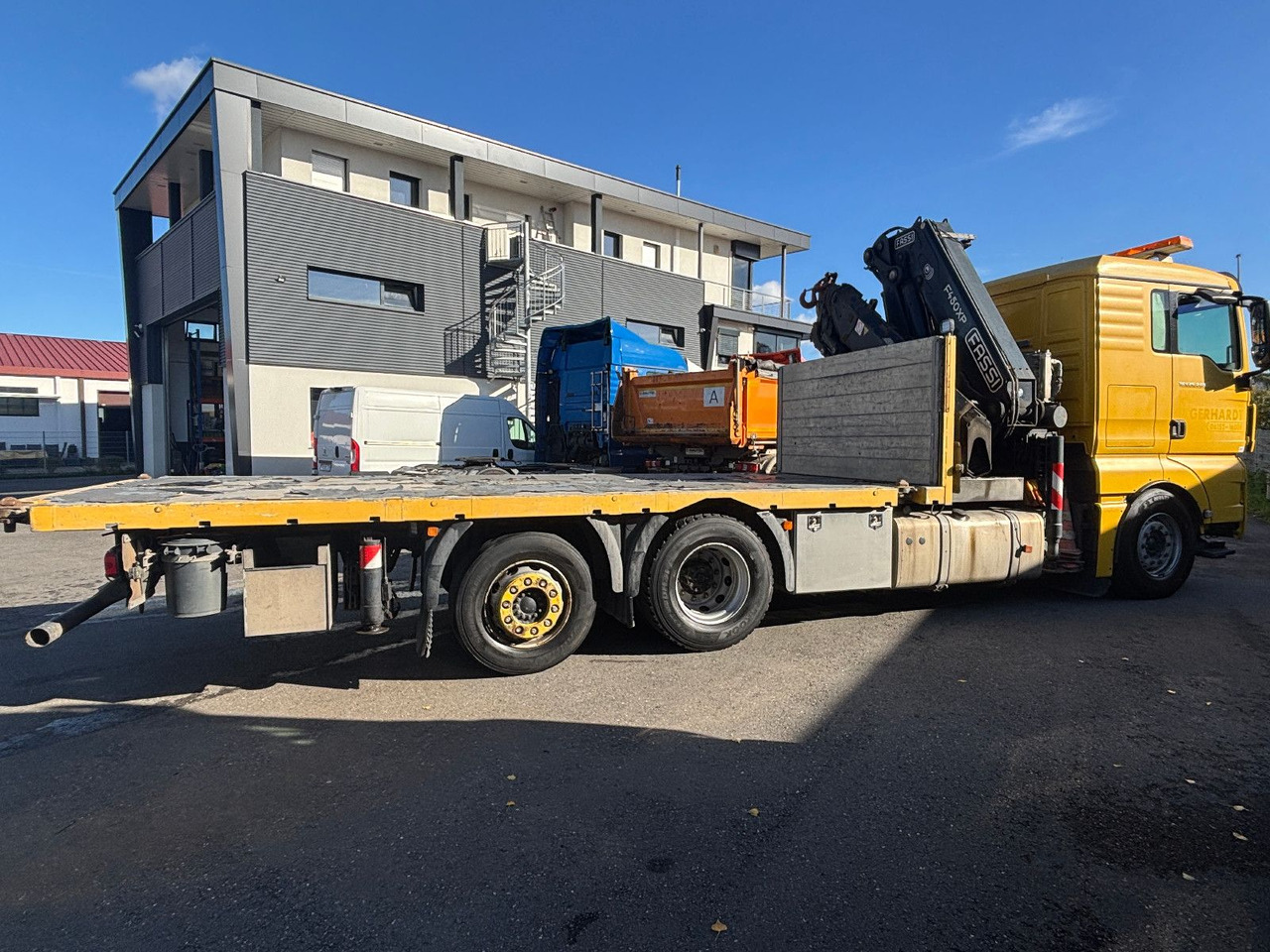 MAN TGX 26.440 FASSI F450XP Containeraufn./Lenkachse - Camion grue: photos 2 MAN TGX 26.440 FASSI F450XP Containeraufn./Lenkachse - Camion grue: photos 2