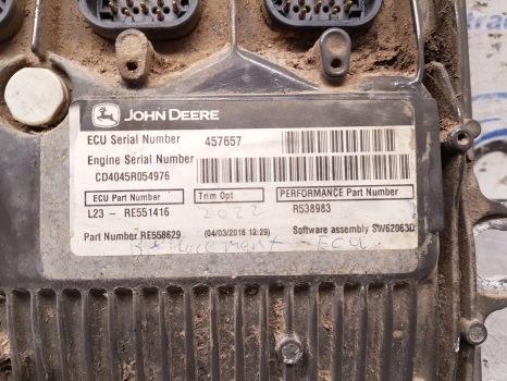 Claas Arion 500 Series A34 530 Engine Control Ecu 11478320, Re551416, R538983 - Bloc de gestion pour Tracteur agricole: photos 3 Claas Arion 500 Series A34 530 Engine Control Ecu 11478320, Re551416, R538983 - Bloc de gestion pour Tracteur agricole: photos 3