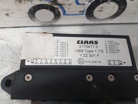 Claas Axion 800, 900, Arion 400, 500, 600 Ser 640 Ecu Ubm Type 1 Ite 0021704770 - Bloc de gestion pour Tracteur agricole: photos 2 Claas Axion 800, 900, Arion 400, 500, 600 Ser 640 Ecu Ubm Type 1 Ite 0021704770 - Bloc de gestion pour Tracteur agricole: photos 2