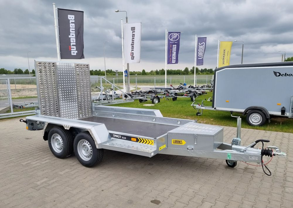 LORRIES TPM27 | 303x160 cm 2,7T koparka, bobcat - Remorque porte engin: photos 1 LORRIES TPM27 | 303x160 cm 2,7T koparka, bobcat - Remorque porte engin: photos 1