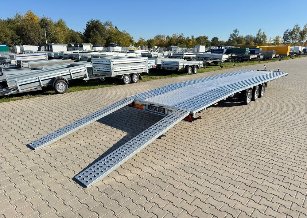 NIEWIADÓW Indiana - 850 x 210 cm / 3500 kg - Remorque porte-voitures: photos 1 NIEWIADÓW Indiana - 850 x 210 cm / 3500 kg - Remorque porte-voitures: photos 1