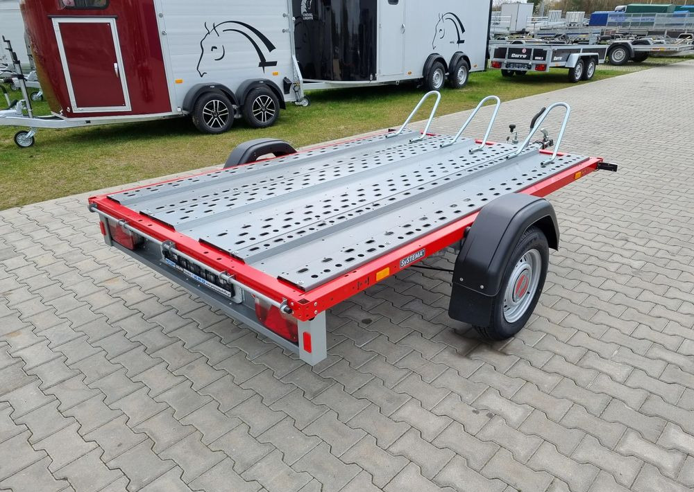Stema STM 02 10-25-15.1 red | 251x153 cm 3 motocykle | DMC 1000kg - Remorque pour moto: photos 4 Stema STM 02 10-25-15.1 red | 251x153 cm 3 motocykle | DMC 1000kg - Remorque pour moto: photos 4