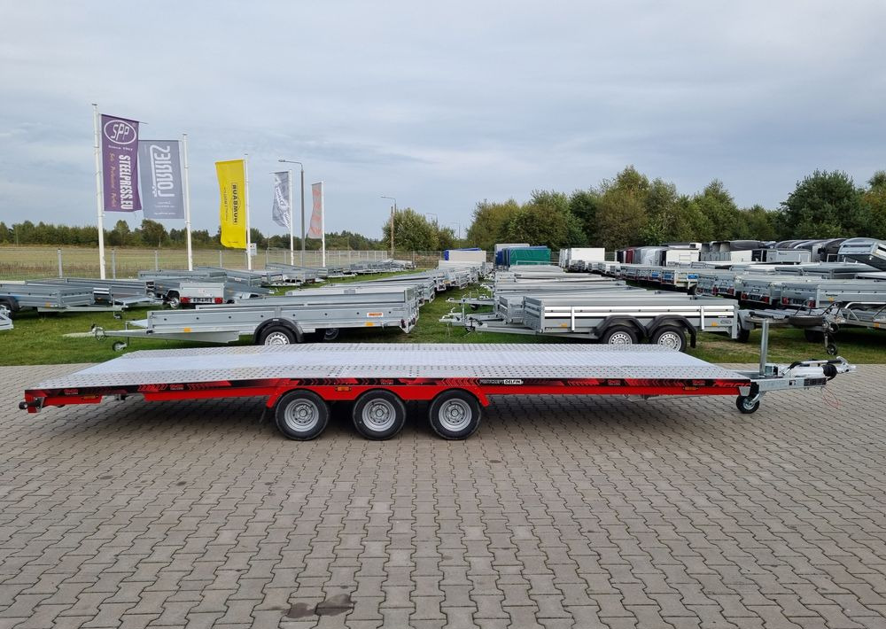 TA-NO Scorpio 60 PREMIUM | 600 x 210 cm / 3500 kg / 3 osie - Remorque porte-voitures: photos 3 TA-NO Scorpio 60 PREMIUM | 600 x 210 cm / 3500 kg / 3 osie - Remorque porte-voitures: photos 3