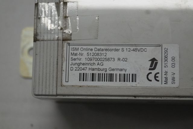 Jungheinrich 51208312 | ISM online data recorder S 12-48 VDC 51308292 Sw. 03.00 - Système électrique pour Matériel de manutention: photos 3 Jungheinrich 51208312 | ISM online data recorder S 12-48 VDC 51308292 Sw. 03.00 - Système électrique pour Matériel de manutention: photos 3