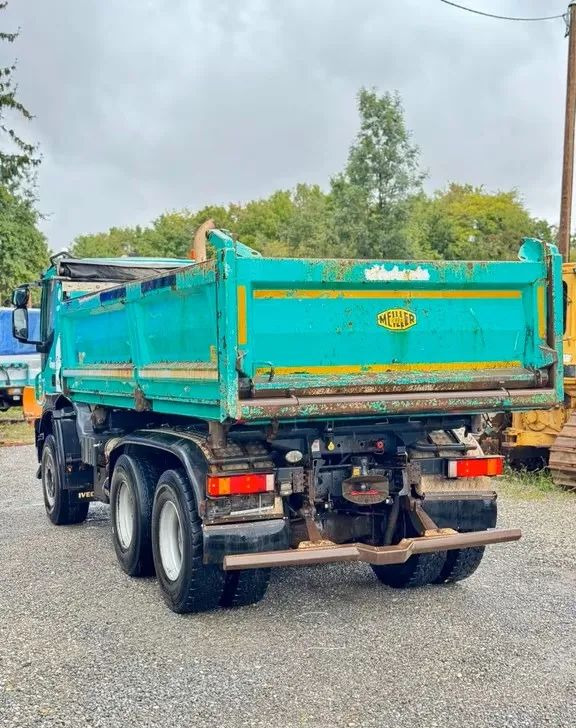 Camion benne Iveco TRAKKER 450 6x4 WYWROTKA MELLER | EURO 5 | MANUAL | KLIMA | RETARDER | PRZEBIEG 364 000km !: photos 8