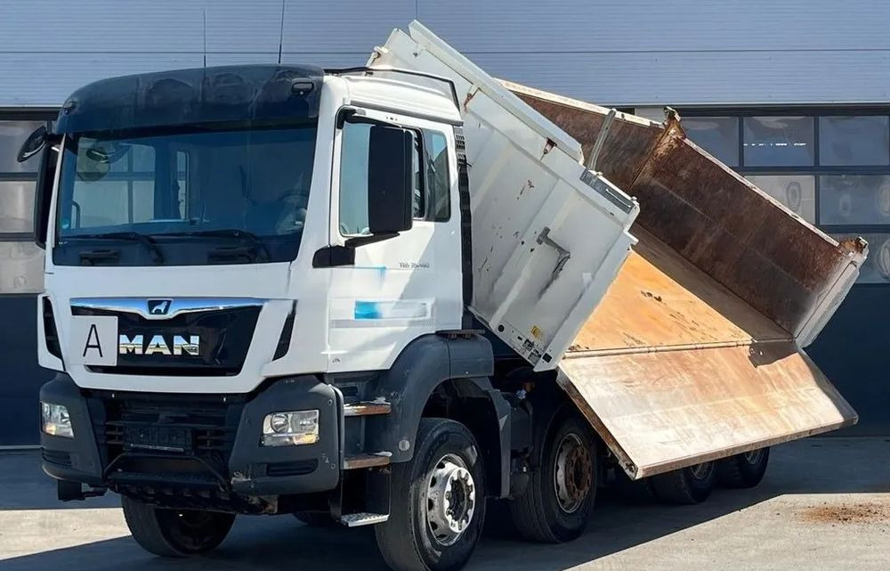 MAN 35.460 8x4 Meiller Bordmatik|8X4 | Wywrotka Trójstronna | 460 KM | Euro 6 - Camion benne: photos 3 MAN 35.460 8x4 Meiller Bordmatik|8X4 | Wywrotka Trójstronna | 460 KM | Euro 6 - Camion benne: photos 3