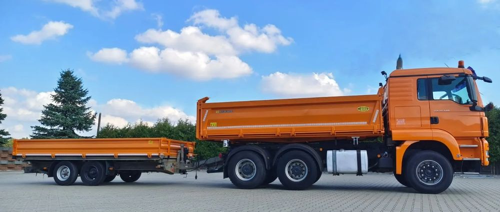 MAN TGS 26.440 | 6x4 | Retarder | Automat | Wywrotka Meiller | Euro 6 | + Przyczepa HUMBAUR wywrotka trójstronna | - Camion benne: photos 2 MAN TGS 26.440 | 6x4 | Retarder | Automat | Wywrotka Meiller | Euro 6 | + Przyczepa HUMBAUR wywrotka trójstronna | - Camion benne: photos 2