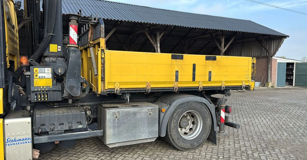 MAN TGX 18.540/4X2 • KRAN HDS PALFINGER PK24001-K • 3-stronna Wywrotka MEILLER • Automat • EURO 5 - Camion benne, Camion grue: photos 4 MAN TGX 18.540/4X2 • KRAN HDS PALFINGER PK24001-K • 3-stronna Wywrotka MEILLER • Automat • EURO 5 - Camion benne, Camion grue: photos 4