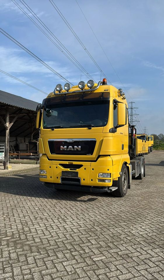 MAN TGX 18.540/4X2 • KRAN HDS PALFINGER PK24001-K • 3-stronna Wywrotka MEILLER • Automat • EURO 5 - Camion benne, Camion grue: photos 2 MAN TGX 18.540/4X2 • KRAN HDS PALFINGER PK24001-K • 3-stronna Wywrotka MEILLER • Automat • EURO 5 - Camion benne, Camion grue: photos 2