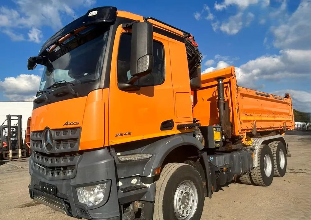 Mercedes-Benz Arocs 2648/3 – 3-stronny wywrotka Meiller / Żuraw Palfinger PK23002 / 2x BORDMATIK / Automatyczna - Camion benne: photos 3 Mercedes-Benz Arocs 2648/3 – 3-stronny wywrotka Meiller / Żuraw Palfinger PK23002 / 2x BORDMATIK / Automatyczna - Camion benne: photos 3