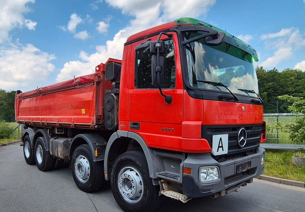Camion benne Mercedes-Benz Mercedes-Benz ACTROS 4141 Wywrotka 8x4 | Euro 5 | 408 KM | 337 798 km | 2010: photos 1
