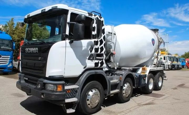 Scania G 410 8x4 – betonowóz Liebherr HTM 904 (9 m³) - Camion malaxeur: photos 2 Scania G 410 8x4 – betonowóz Liebherr HTM 904 (9 m³) - Camion malaxeur: photos 2